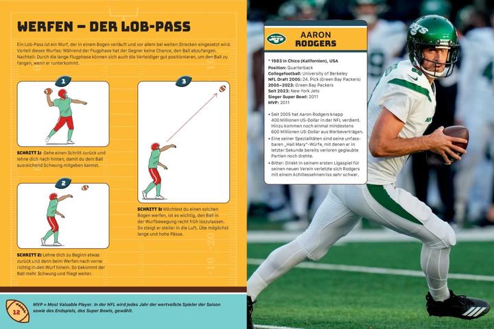 Produktbild American Football - Trainiere wie die NFL-Profis (Deutsch, Jan Stecker, Hendrik Kranenberg, Sabine Janatschek, Schwager & Steinlein Verlag, Nicole Lindenroth, 2024)