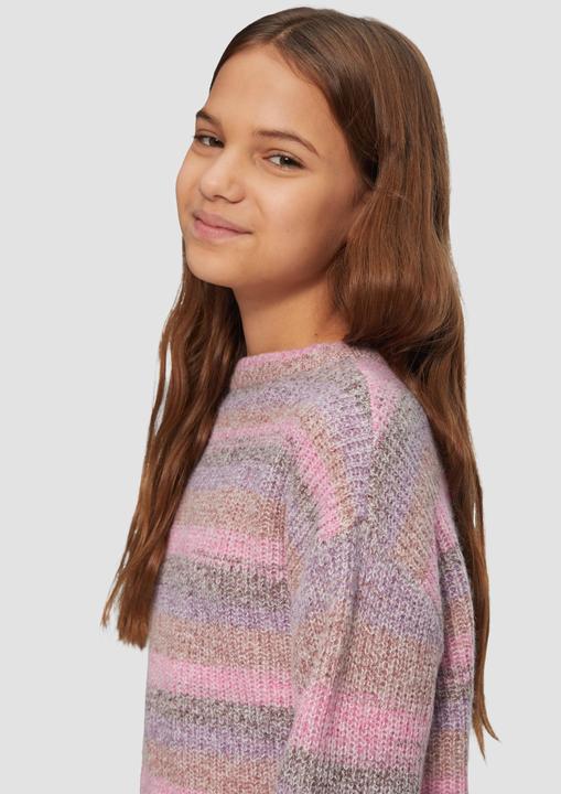 Produktbild S.Oliver Strickpullover Gestreifter Strickpullover im Loose Fit (158, 164)