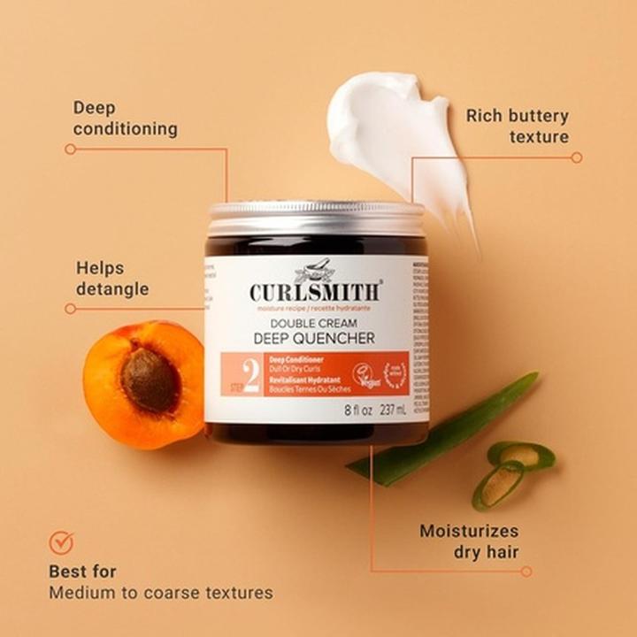 Produktbild Curlsmith Double Cream Deep Quencher Vegan Moisturising Deep Conditioner (237 ml)