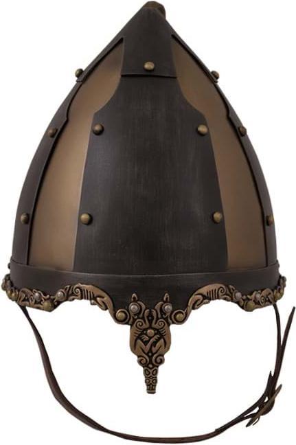 Actual product image Battle Merchant Rus helmet with horsehair tuft