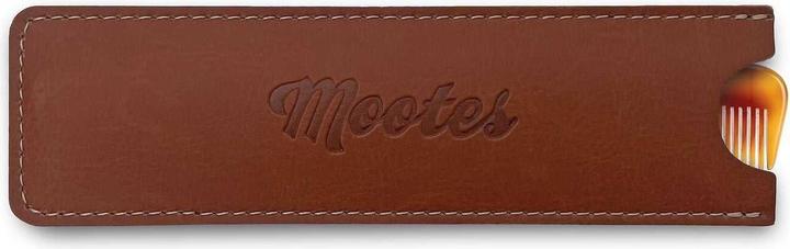 Immagine prodotto Mootes Pettine per capelli cognac con rivestimento in similpelle