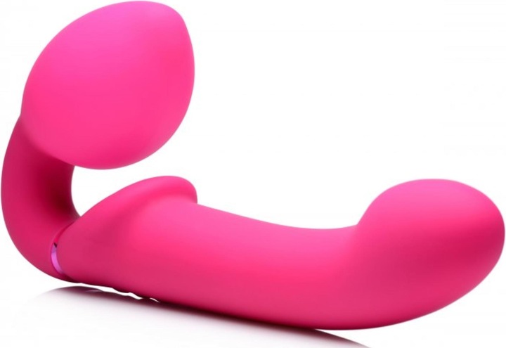 Image du produit XR Brands GPulse Gode vibrant sans manche avec télécommande Rose