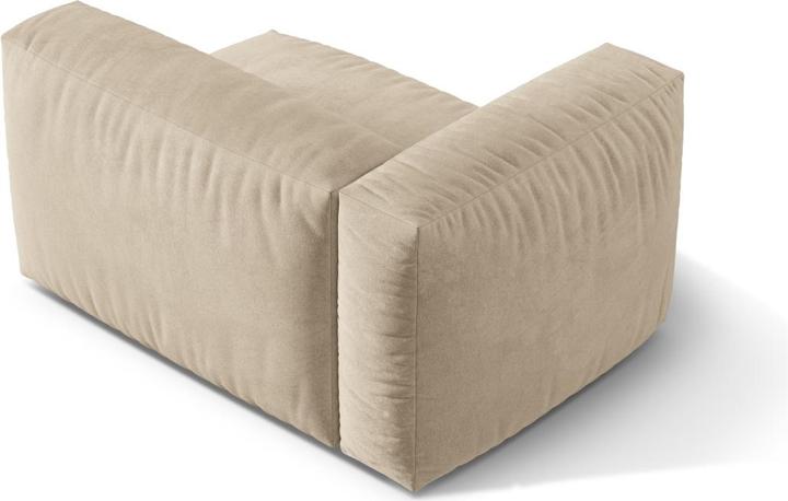 Image du produit Micadoni Chauffeuse Gauche, "Martina", 1 Place, 121x106x75 Fabriqué en Europe (Canapé modulaire, 1 place)
