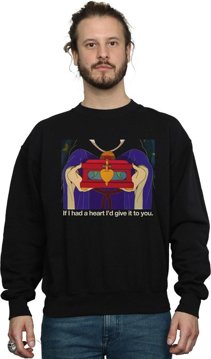 Actual product image Disney Mens Sleeping Beauty If I Had A Heart Sweatshirt (3XL)