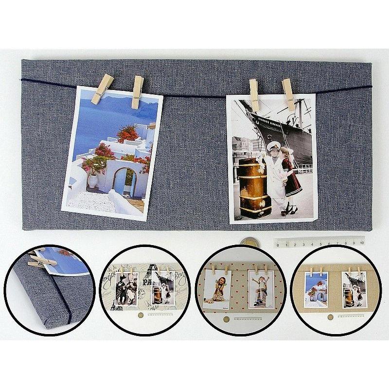 Adar, Cornice, Fotorahmen aus Stoff mit MIX-Clips