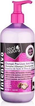 Image du produit Real Natura Shampoing et après-shampoing Argan lisse 500ml sans sel (500 ml, Shampoing liquide)