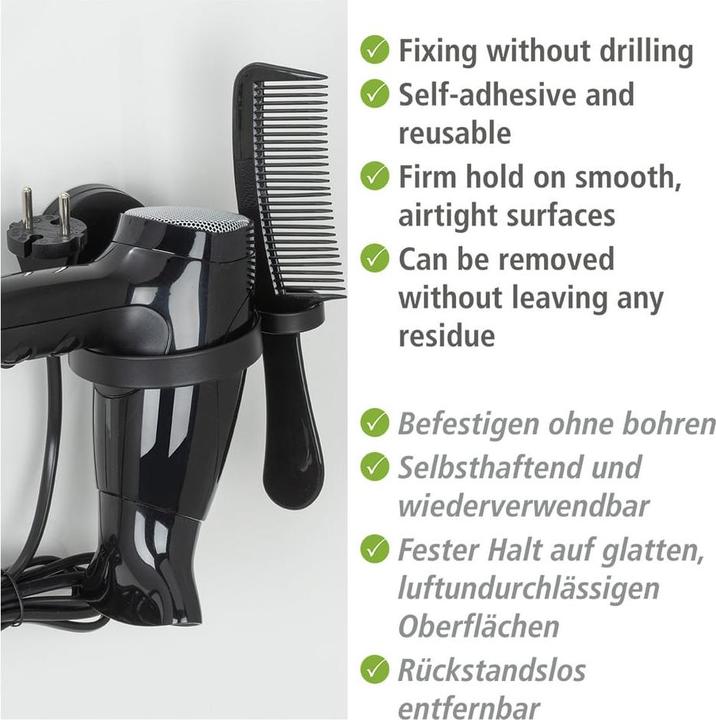 Productafbeelding Wenko Föhnhouder Static-Loc Plus Pavia