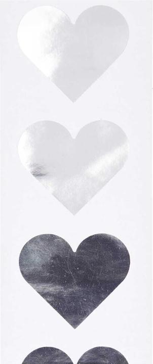 Produktbild Rico Design Sticker Herzen silber FSC MIX.300136