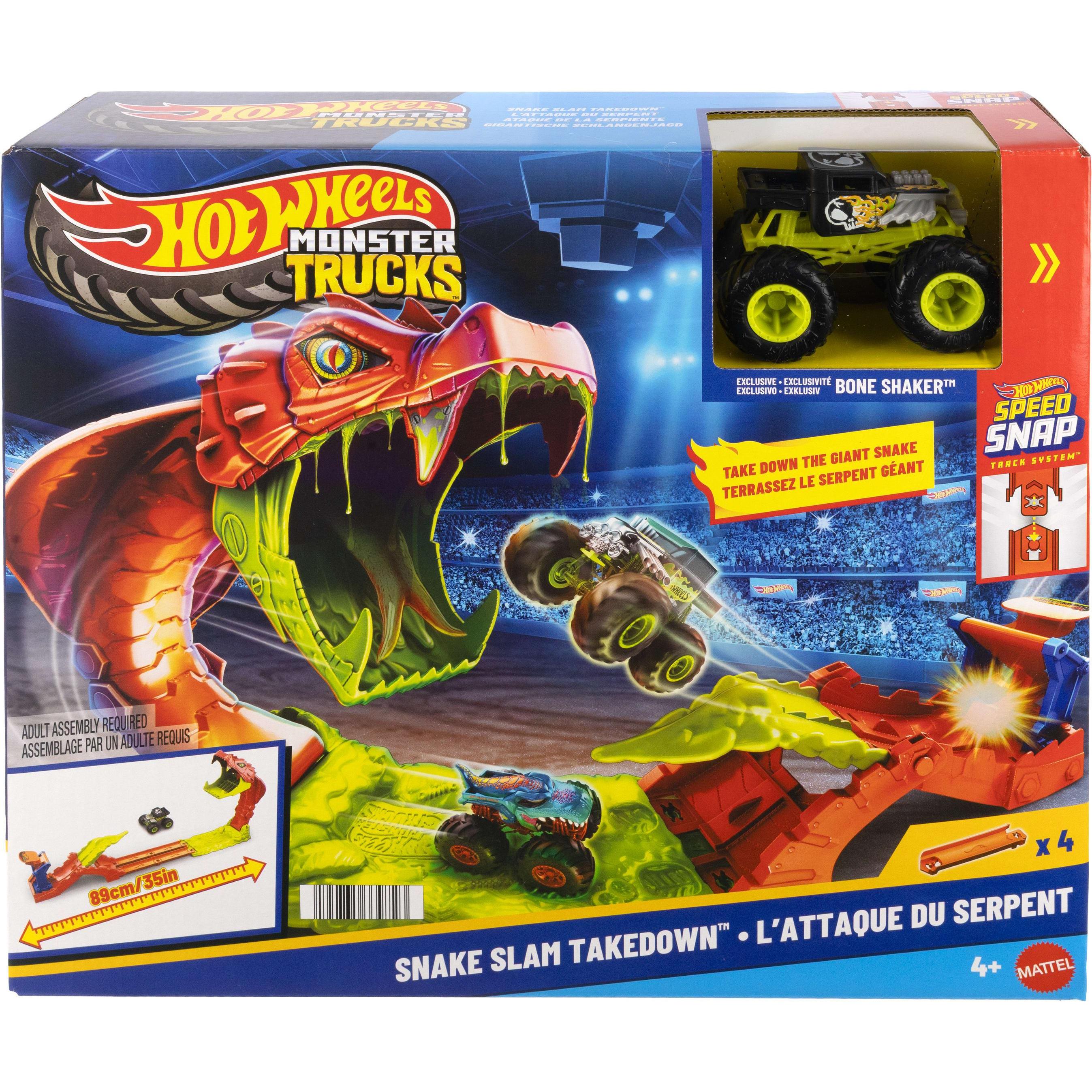 Mattel Hot Wheels Monster Trucks Gigantische Schlangenjagd (JJN44)