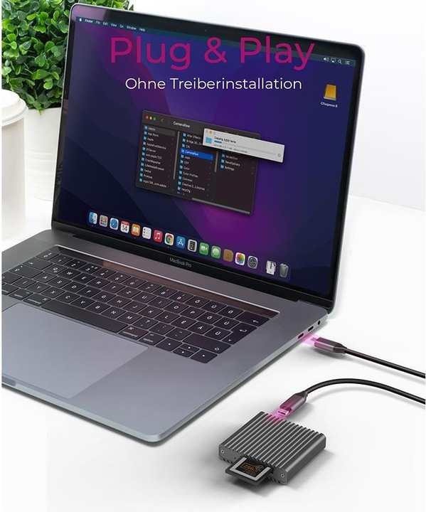 Actual product image Icy Box Kartenleser (USB 3.2 Gen 2, USB 3.1)