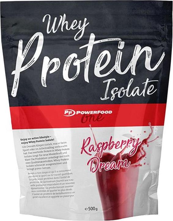 Produktbild PowerFood One Whey Protein Isolate (Himbeere, 1 Stk., 500 g)