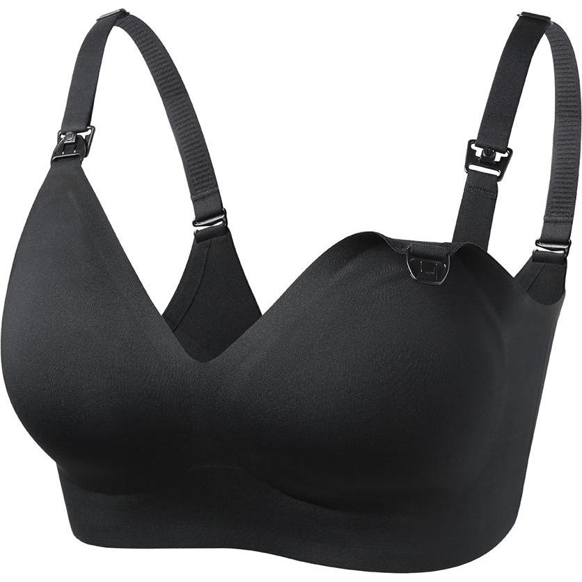 Momcozy, Still-BH, Nursing Bra black L, Schwarz, (L)