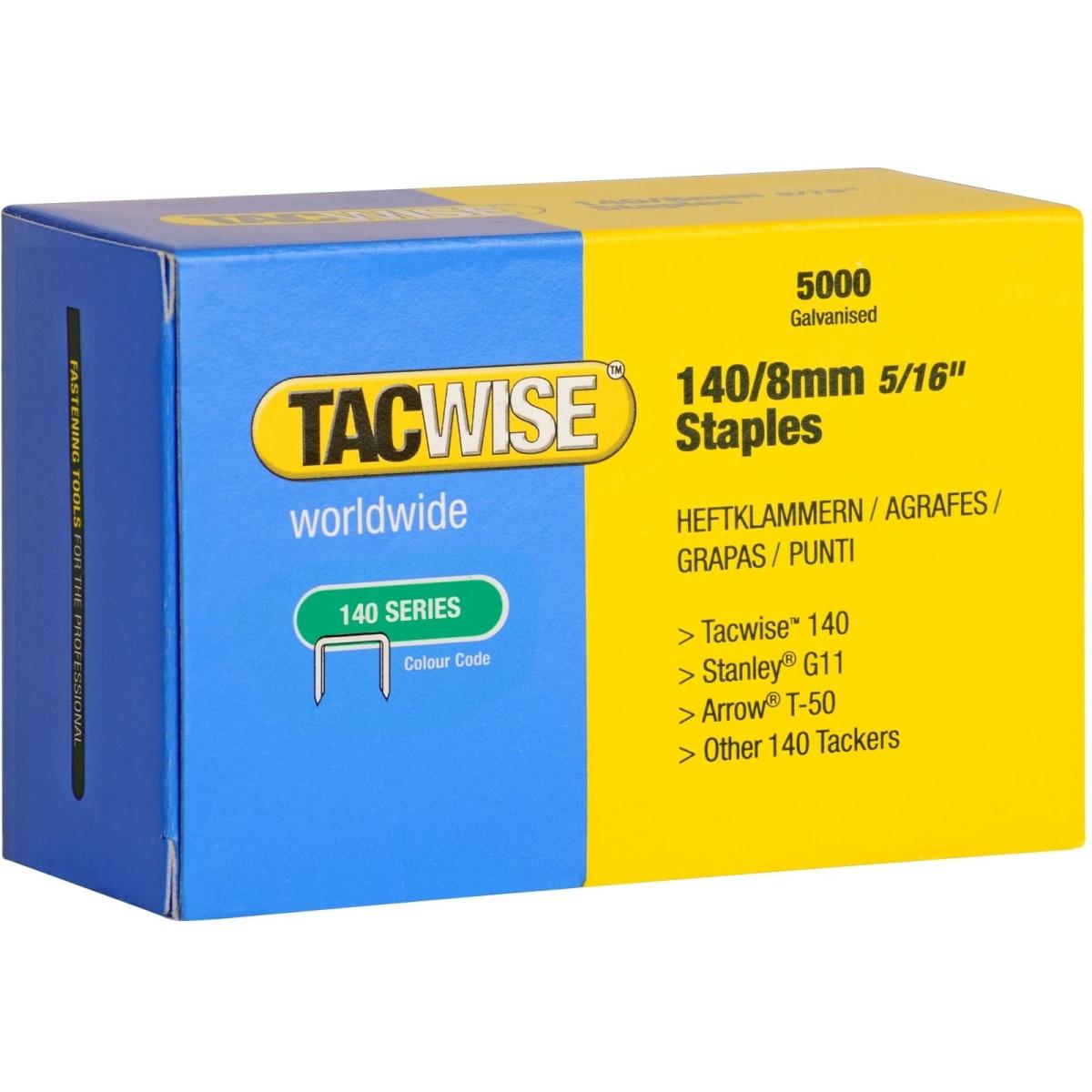 Tacwise, Büroklammer, Heftklammern 140/8 mm, verzinkt, 5.000 Stck (1 x)