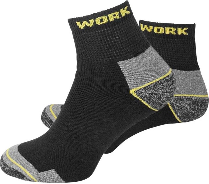 L+D WORK, sneaker socks, size 43-46 (pack of 3, 43 - 46)