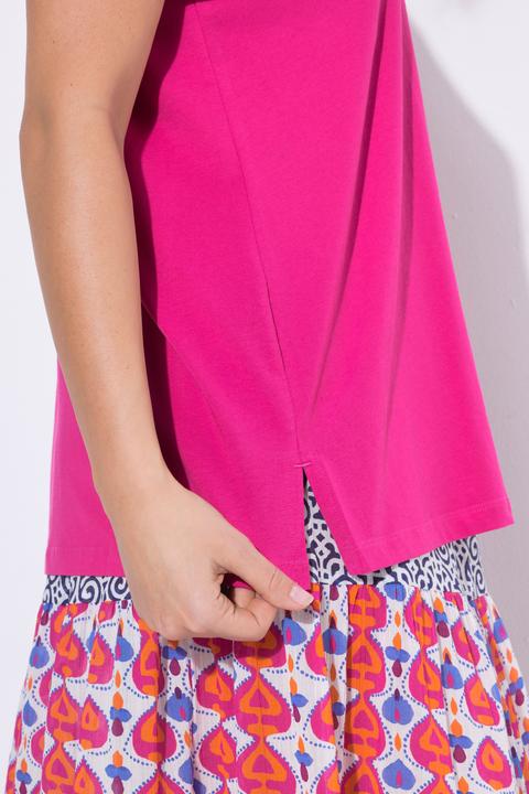 Actual product image Ulla Popken Draped Sleeve Tee (58)