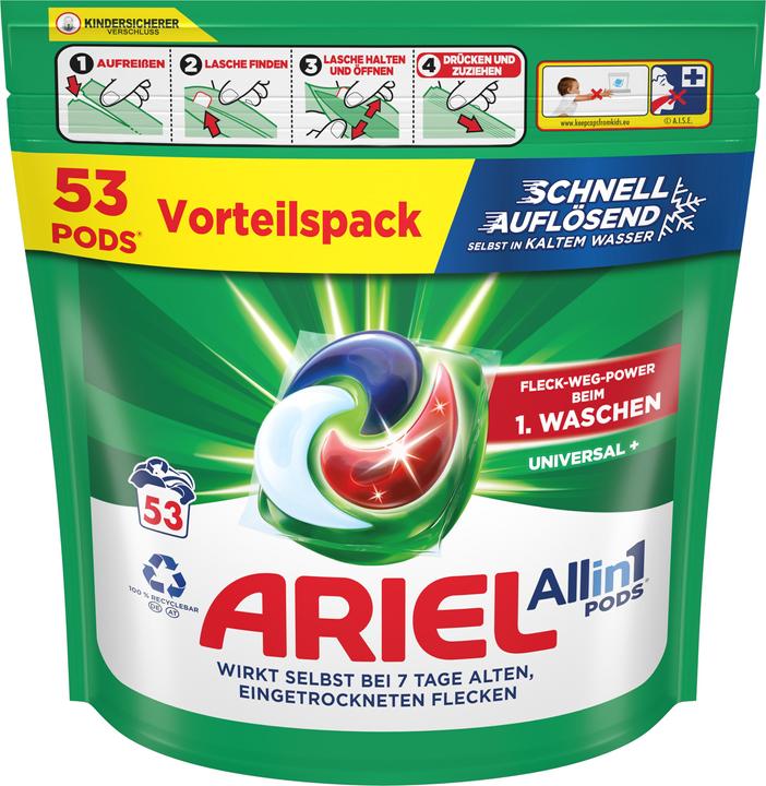 Produktbild Ariel All-in-1 (53 Waschgänge, Waschpods)