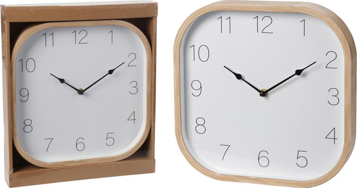 Koopman Clock wood look 30 X 30 Ccm