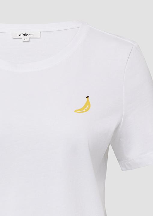 Actual product image S.Oliver T-Shirt Jersey-T-Shirt mit Stickerei (44)