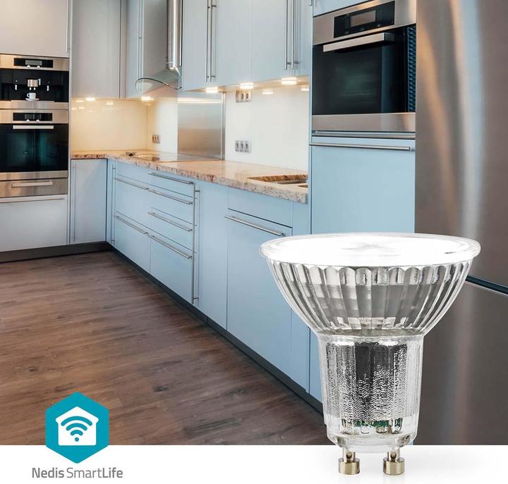 Produktbild Nedis WIFILRC10GU10 SmartLife Vollfärbige LED-Lampe WLAN GU10 345 lm 4.9 W RGB + weiss veränderbar 2 (GU10, 345 lm, 1x)