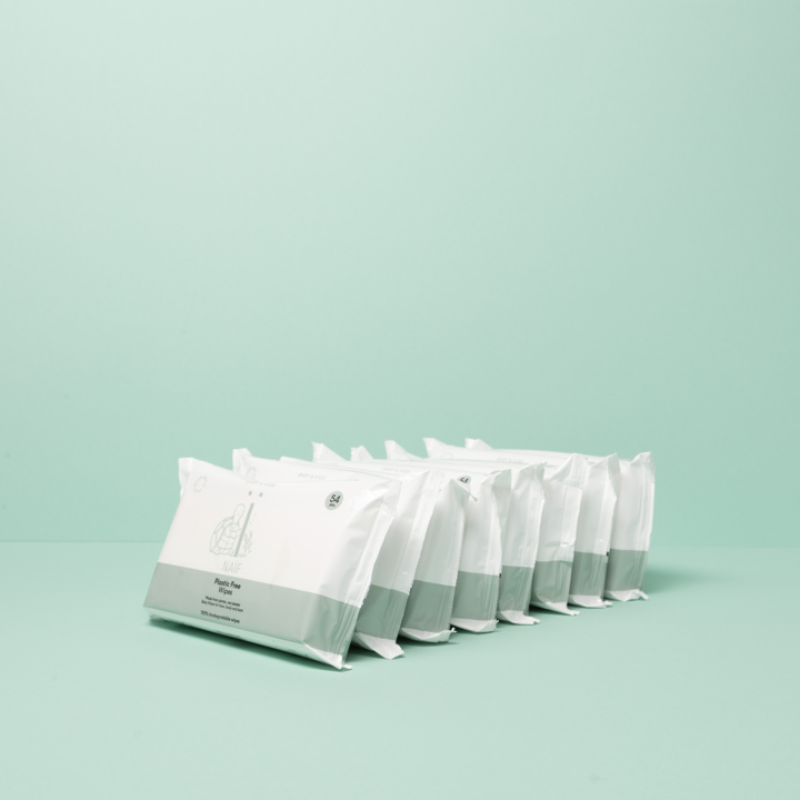 Actual product image Naïf Baby wet wipes (864 Piece)