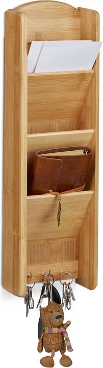 Relaxdays Schlüsselbrett (15 x 49.5 x 7.5 cm)