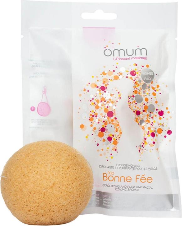 Actual product image Omum Ma Bonne Fée Exfoliating and Purifying Facial Konjac Sponge (Facial cleansing wipes)