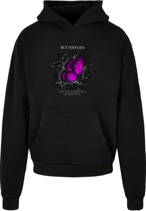 Produktbild Merchcode Butterflies Ultra Heavy Hoody - 177127 (4XL)