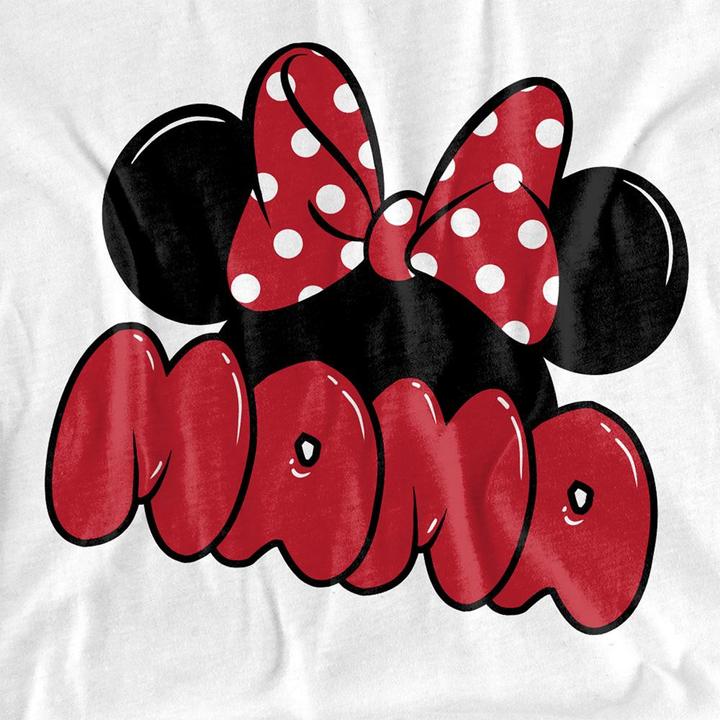 Actual product image Disney Unisex Adult Ears For Mama Minnie Mouse Mothers Day T-Shirt (XL)