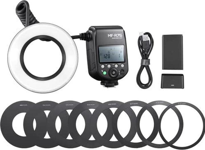 Image du produit Godox MF-R76 (Flash macro, Sony, Pentax, Canon, Panasonic, Nikon, Olympus, Fuji)