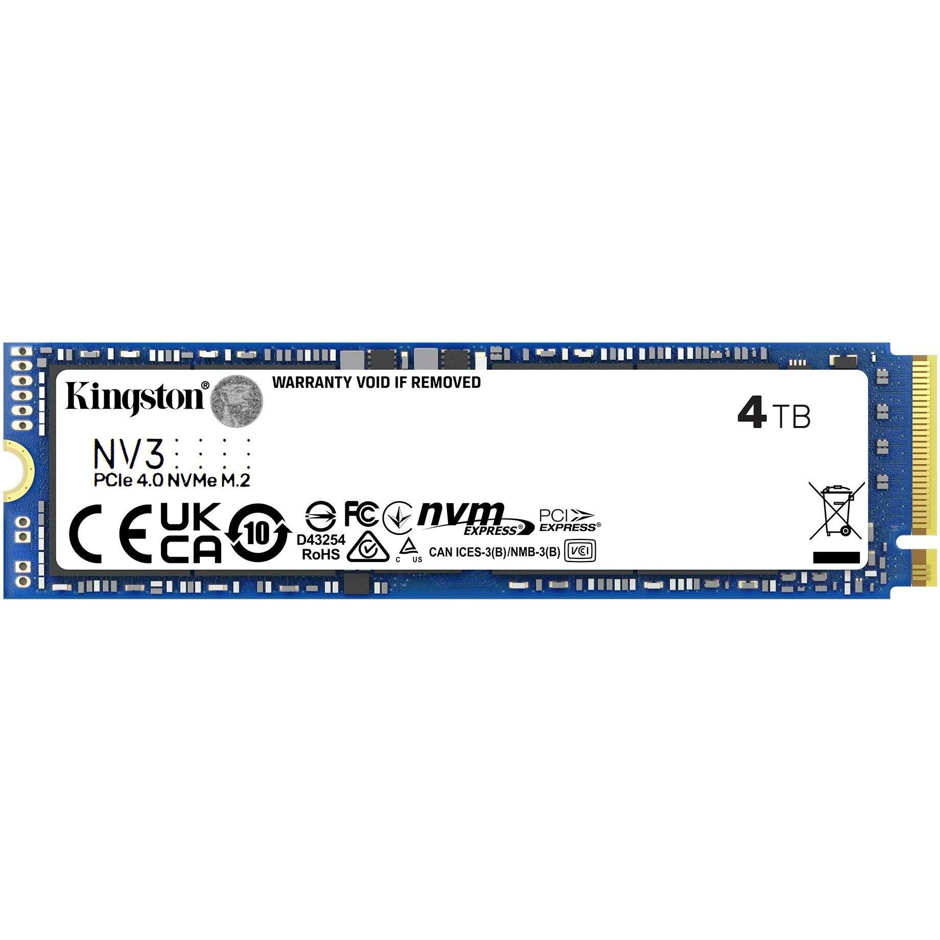 Kingston NV3 (4000 GB, M.2 2280), SSD