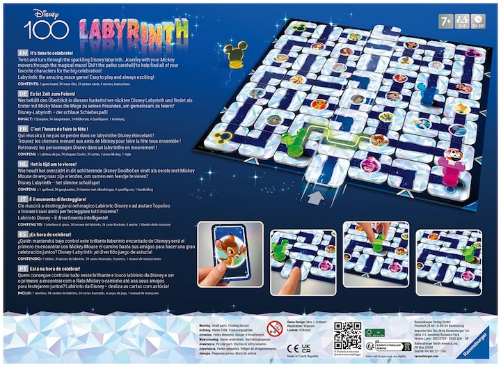 Produktbild Ravensburger Disney 100 Labyrinth (Italienisch, Portugiesisch, Französisch, Deutsch, Niederländisch, Englisch)