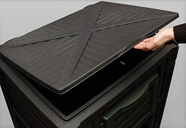 Actual product image GreenGarden Garden Composter 450L 80x 80x 81cm black (450 l)