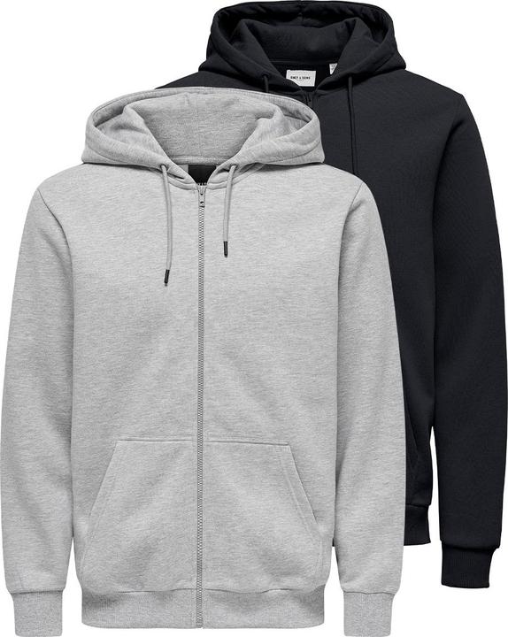 Dunkelblau, Hellgrau