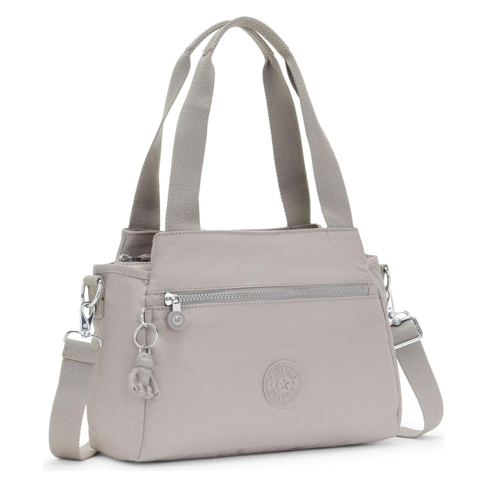 Kipling, Vrouwen, Handtas, Elysia Schoudertas 29, 5 Cm, Grijs