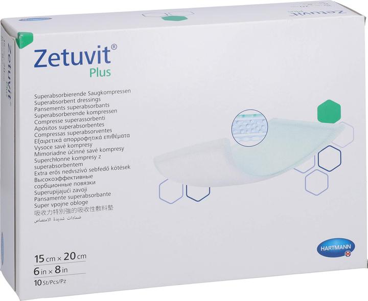 Actual product image Zetuvit Plus absorption bandage