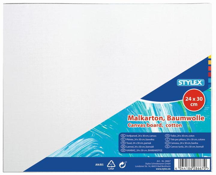 Stylex Pannello per pittura 24x30cm 3mm 28667
