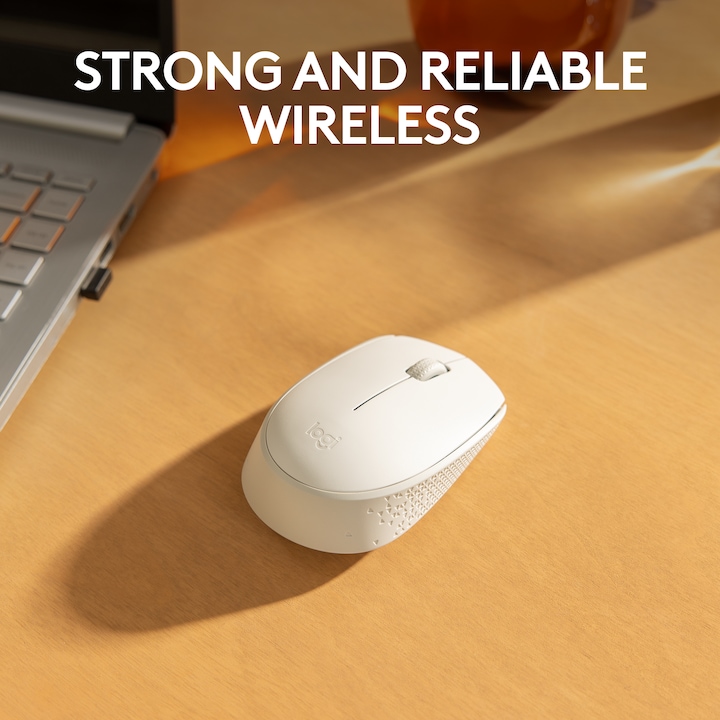 Productafbeelding Logitech M171 Draadloze Muis - Gebroken Wit (Draadloze)