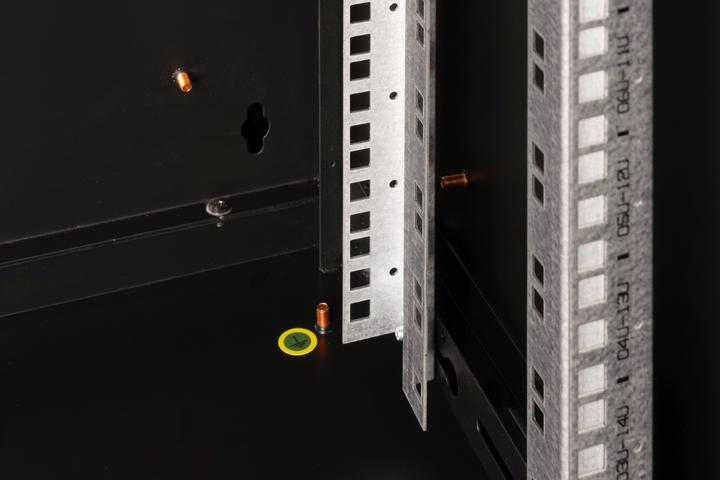 Produktbild Digitus 48,3cm 19Zoll Wandgehäuse 16HE SoHoline RAL9002 schwarz ohne Fachboden (10.86 HE, 19 Zoll Rack)