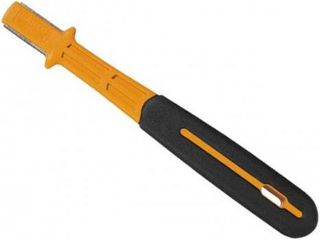 Actual product image Bahco Sharpening stone and carbide sharpener with 2-component handle, 100 mm (Hedge shears)