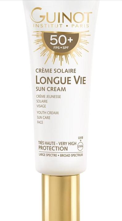 Actual product image Guinot Longue Vie Sunscreen SPF 50+ 50ml Anti-Aging (Sun cream face, SPF 50+, 50 ml)