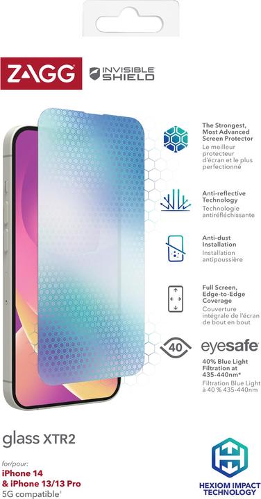 Produktbild Zagg Invisibleshield Glass Xtr Am (1 Stk., Apple iPhone 13)