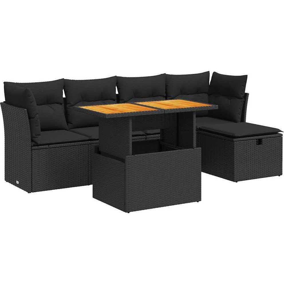 VidaXL, Gartenlounge, 10-tlg. Garten-Lounge-Set mit Kissen