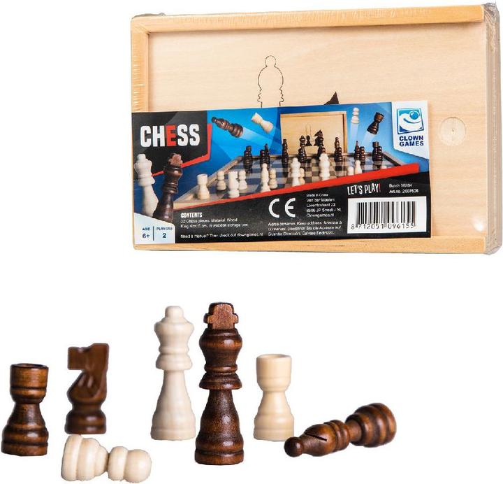 Image du produit Clown games Pièces d'échecs en bois