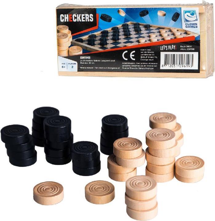 Clown games Checkers Pieces (Englisch)