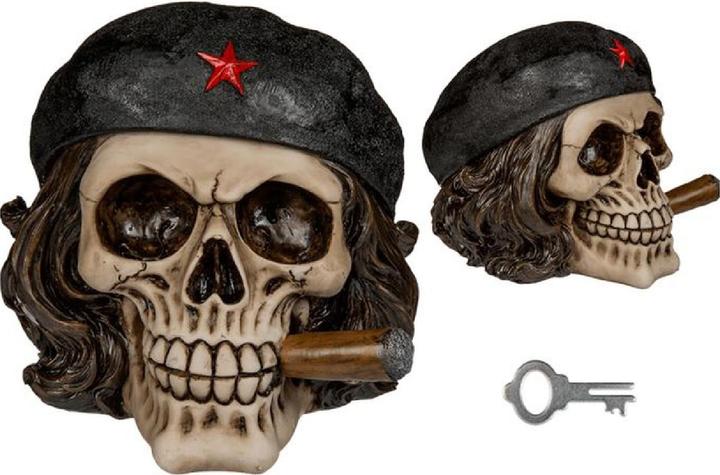 Produktbild Sombo Spardose Totenkopf mit Zigarre (15 x 13 cm)