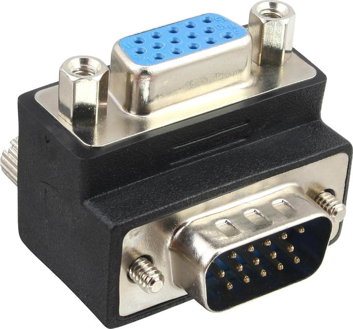 InLine Adattatore VGA angolo di 90° 15pin maschio/femmina (VGA)