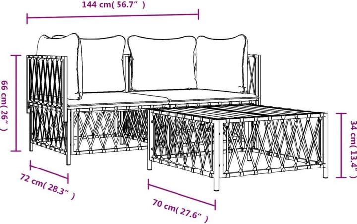 Actual product image vidaXL Harper