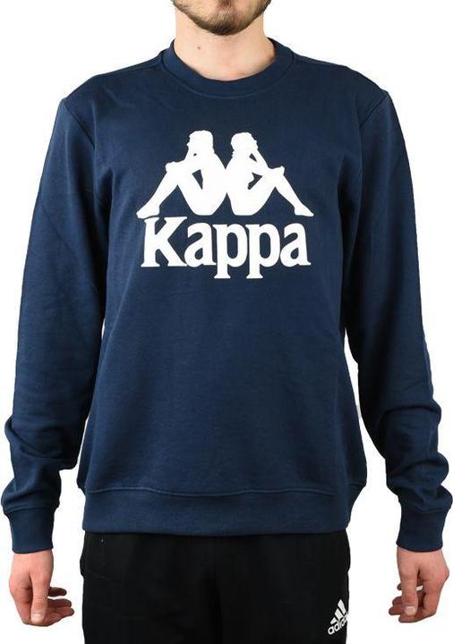 Actual product image Kappa men's sweater Sertum Rn sweater dark blue size M (703797-821) (M)