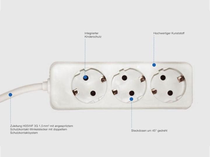 Actual product image Bachmann Selly (3x, CEE 7/3, 1.50 m)
