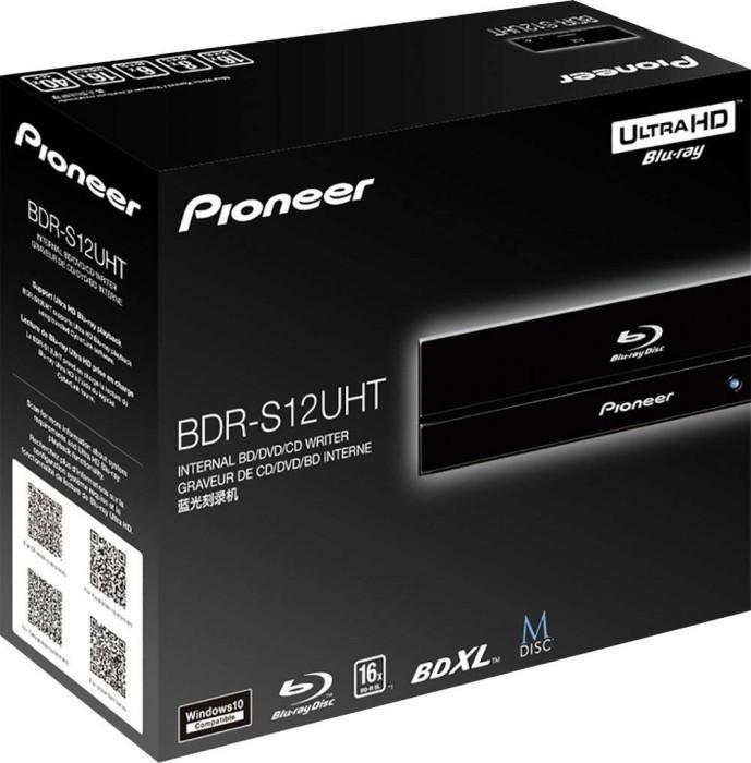 Actual product image Pioneer UHD BDR-S12UHT disks